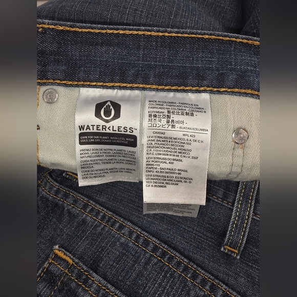 Levi Strauss & Co 569 Classic Blue Denim Straight Leg Jeans Size 38x32 H-3319 - Picture 8 of 11